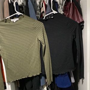 2 long sleeve shirts